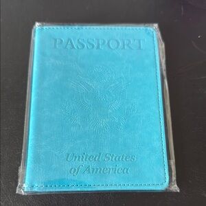 Blue Passport Holder